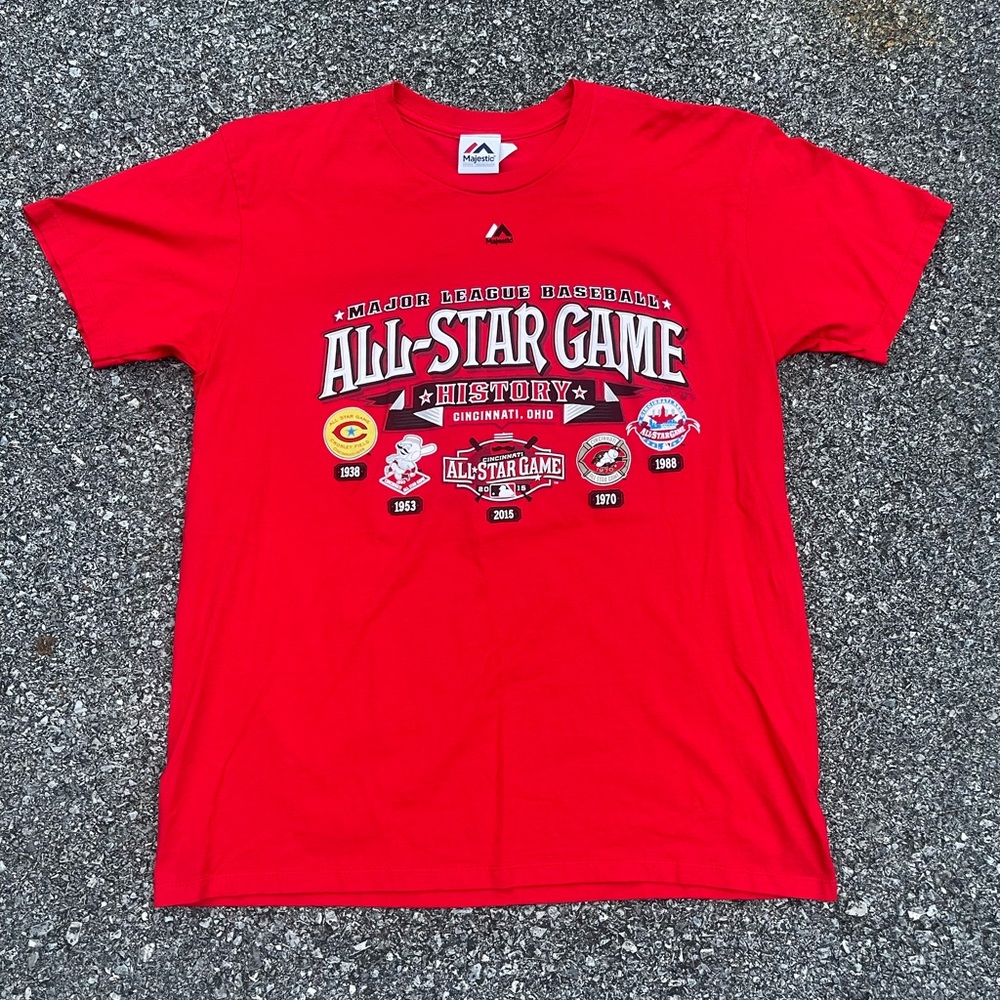 Majestic 2015 All Star Cinncinati Reds Shirt Size Large